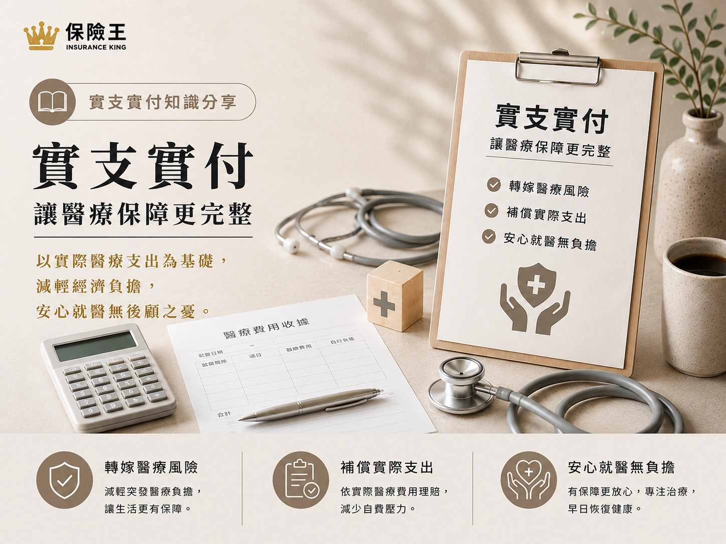 醫療險商品比較與推薦｜實支實付、終身醫療怎麼挑？一次搞懂！
