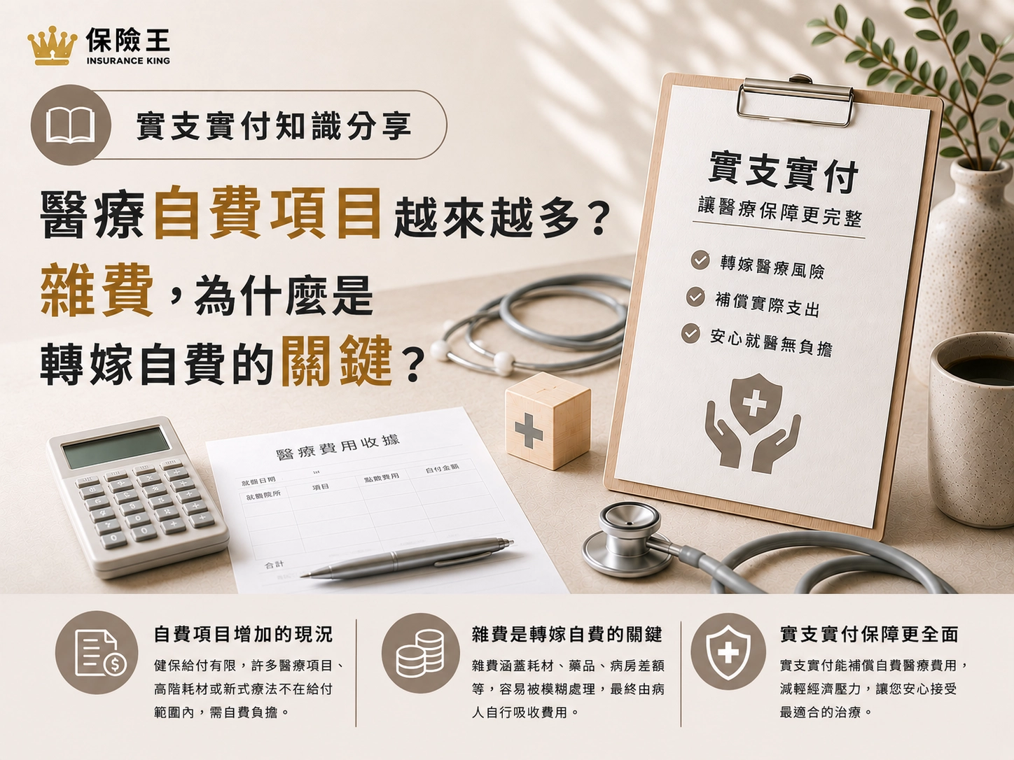 醫療自費項目越來越多？雜費，為什麼是轉嫁自費的關鍵？