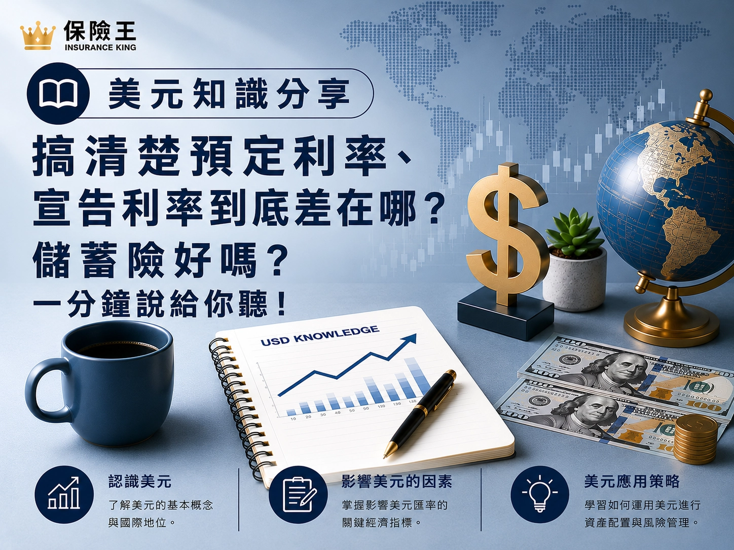 搞清楚預定利率、宣告利率到底差在哪 ?儲蓄險好嗎? 一分鐘說給你聽