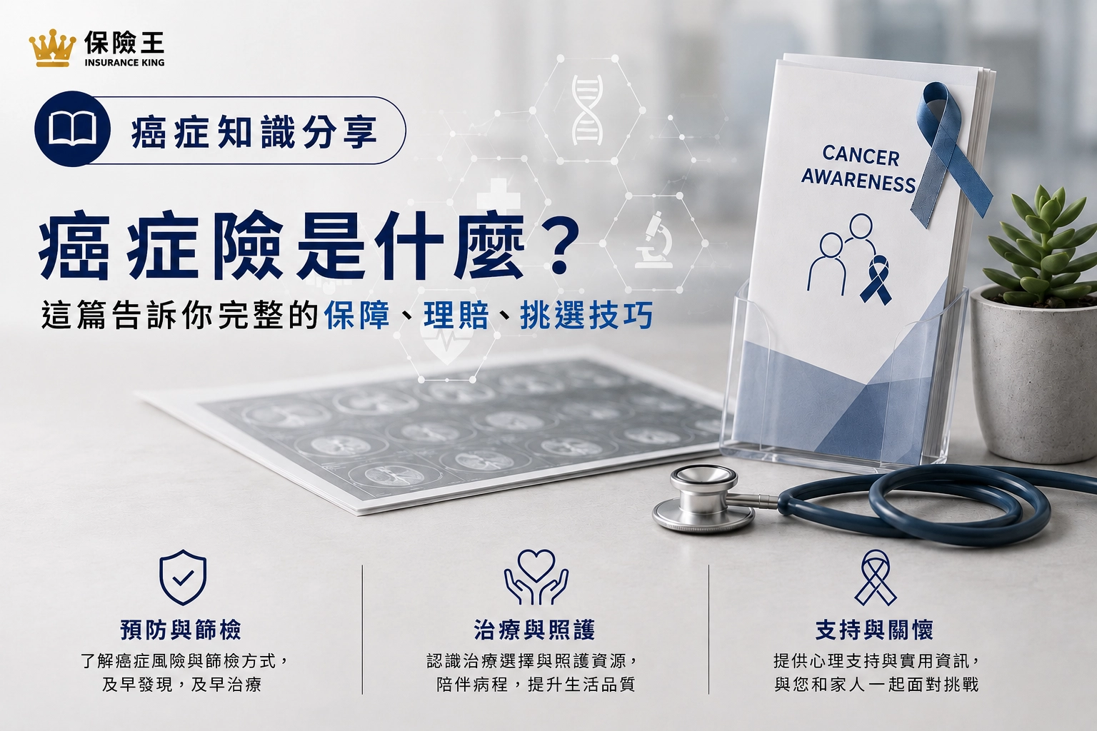 癌症險是什麼？這篇告訴你完整的保障、理賠、挑選技巧