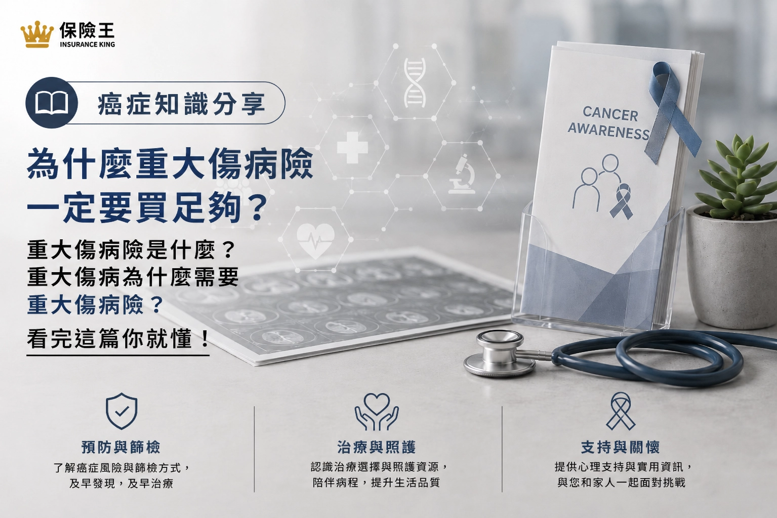 為什麼重大傷病險一定要買足夠？重大傷病險是什麼?重大傷病為什麼需要重大傷病險?看完這篇你就懂 !