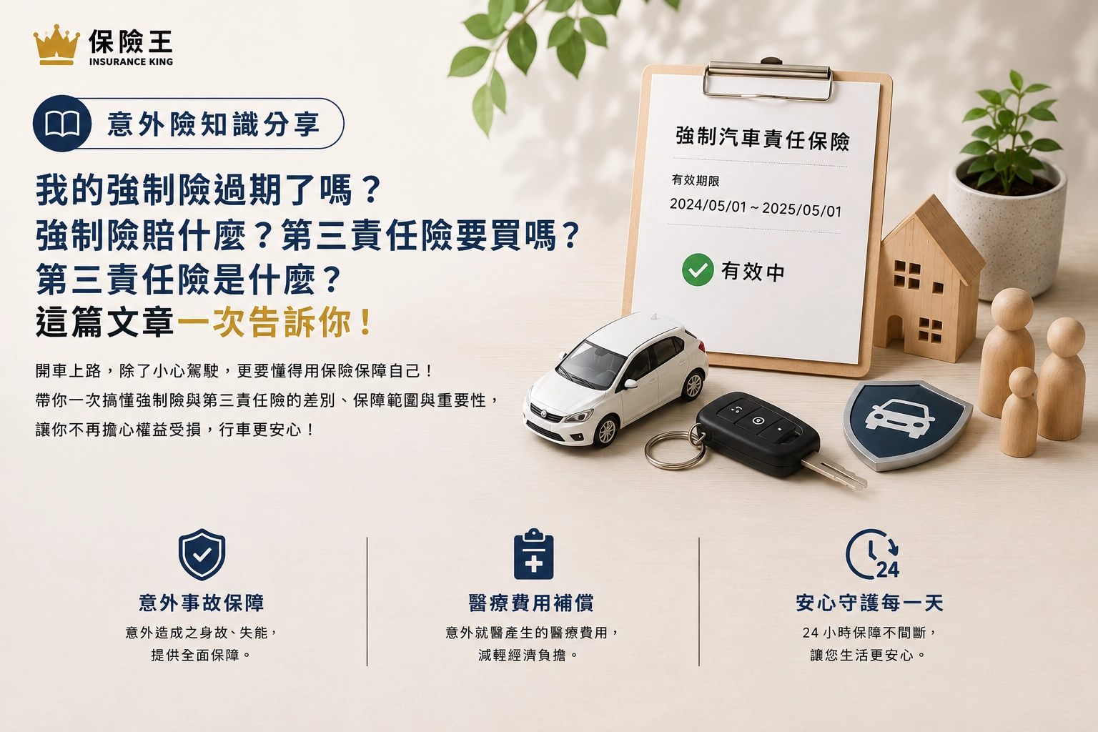 我的強制險過期了嗎?強制險賠什麼?第三責任險要買嗎?第三責任險是什麼?這篇文章一次告訴你!